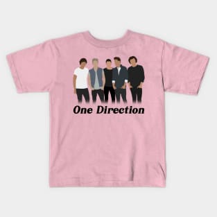 one direction flat Kids T-Shirt